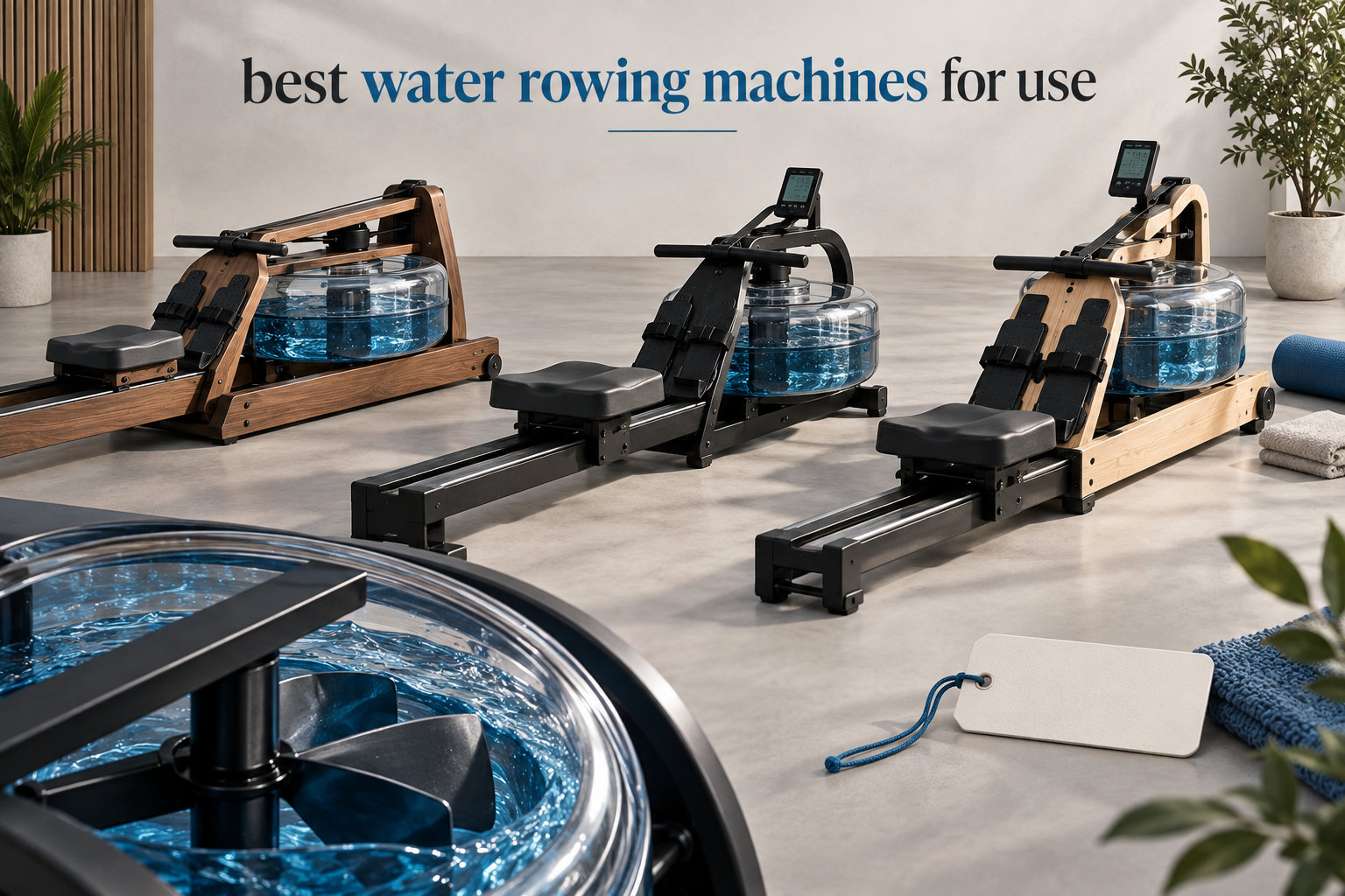best water rowing machines for use