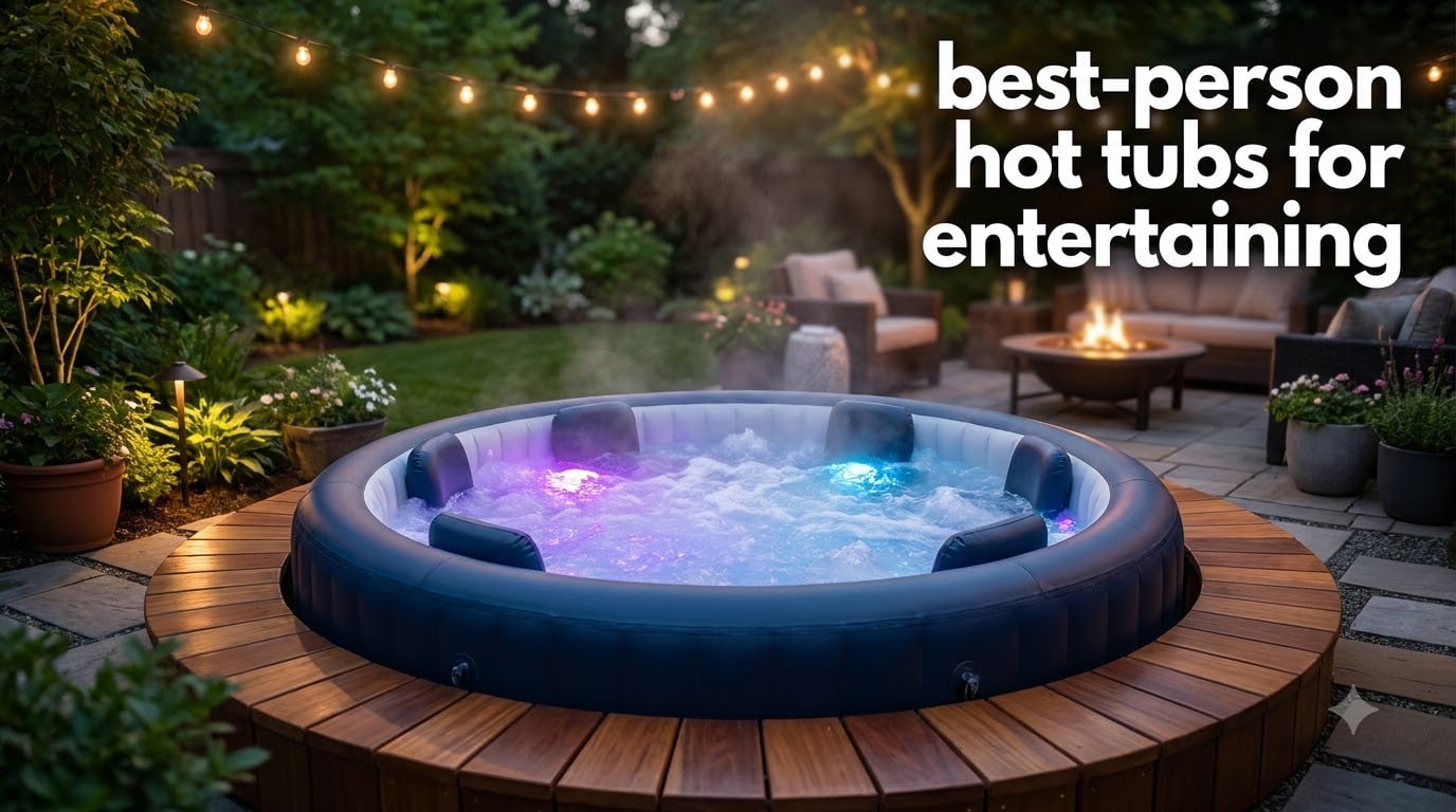 best 6-person hot tubs for entertaining