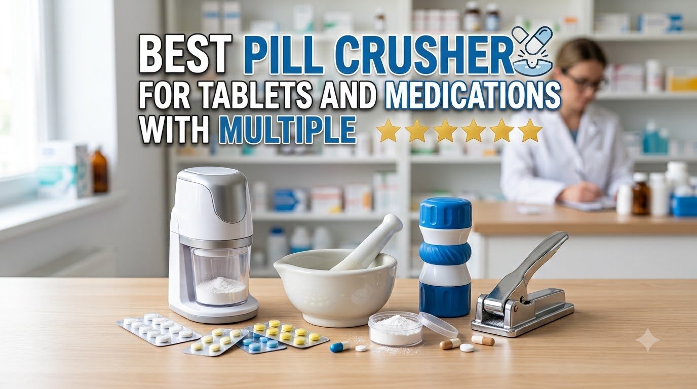 best pill crushers for tablets and medications with multiple