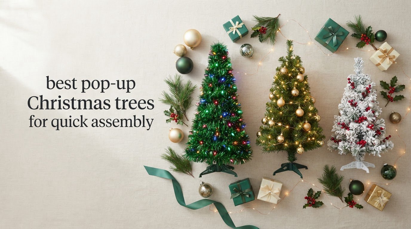 best pop-up Christmas trees for quick assembly