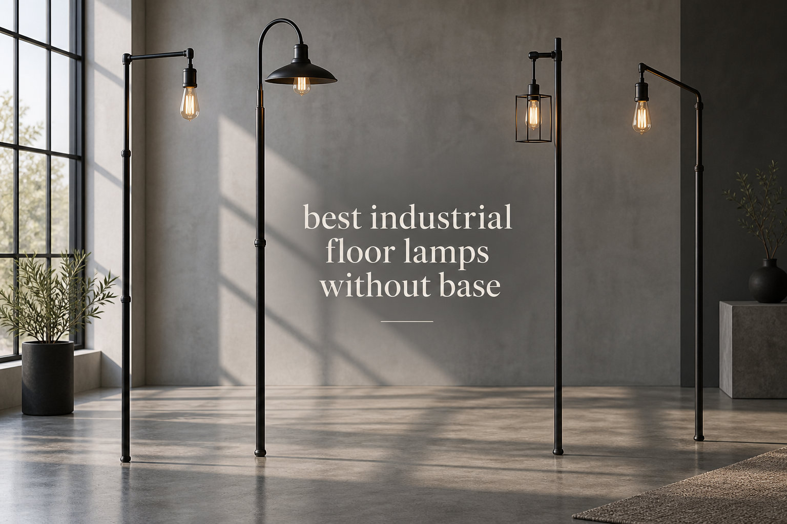 best industrial floor lamps without base