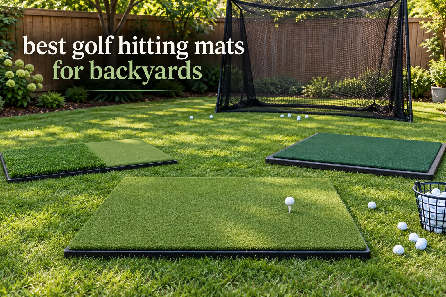 best golf hitting mats for backyards