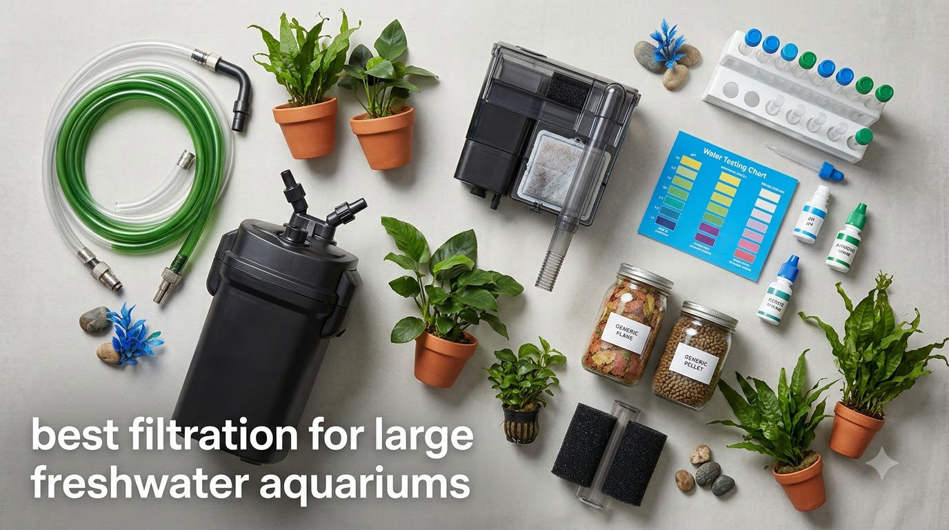 best filtration for large freshwater aquariums