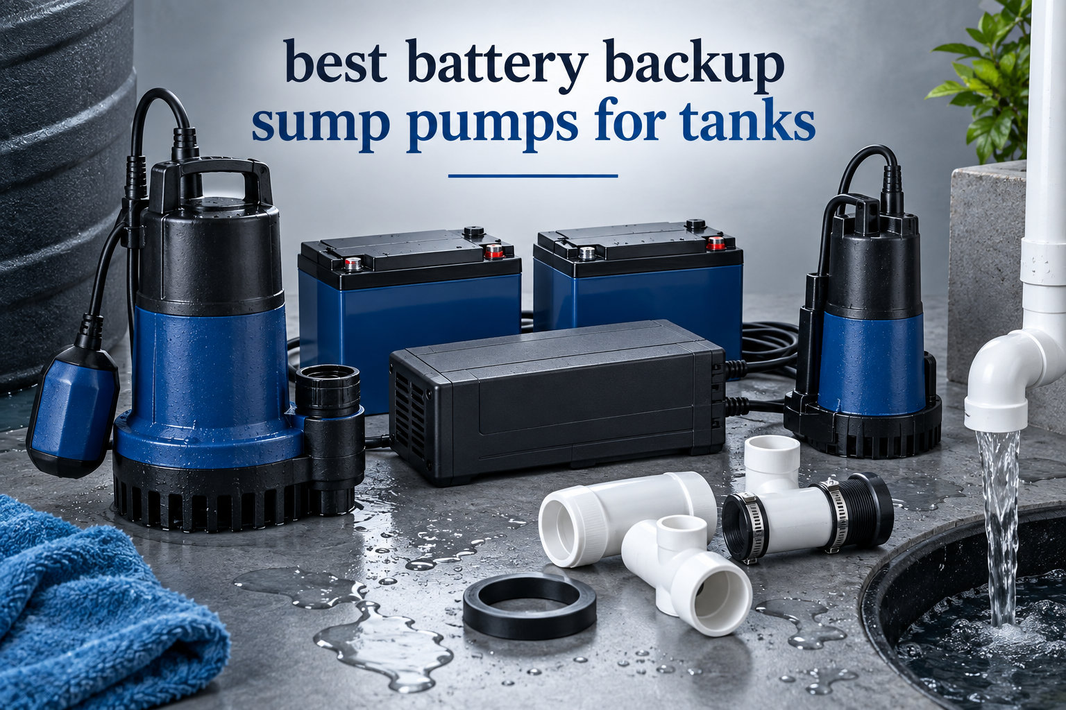 best battery backup sump pumps for tanks