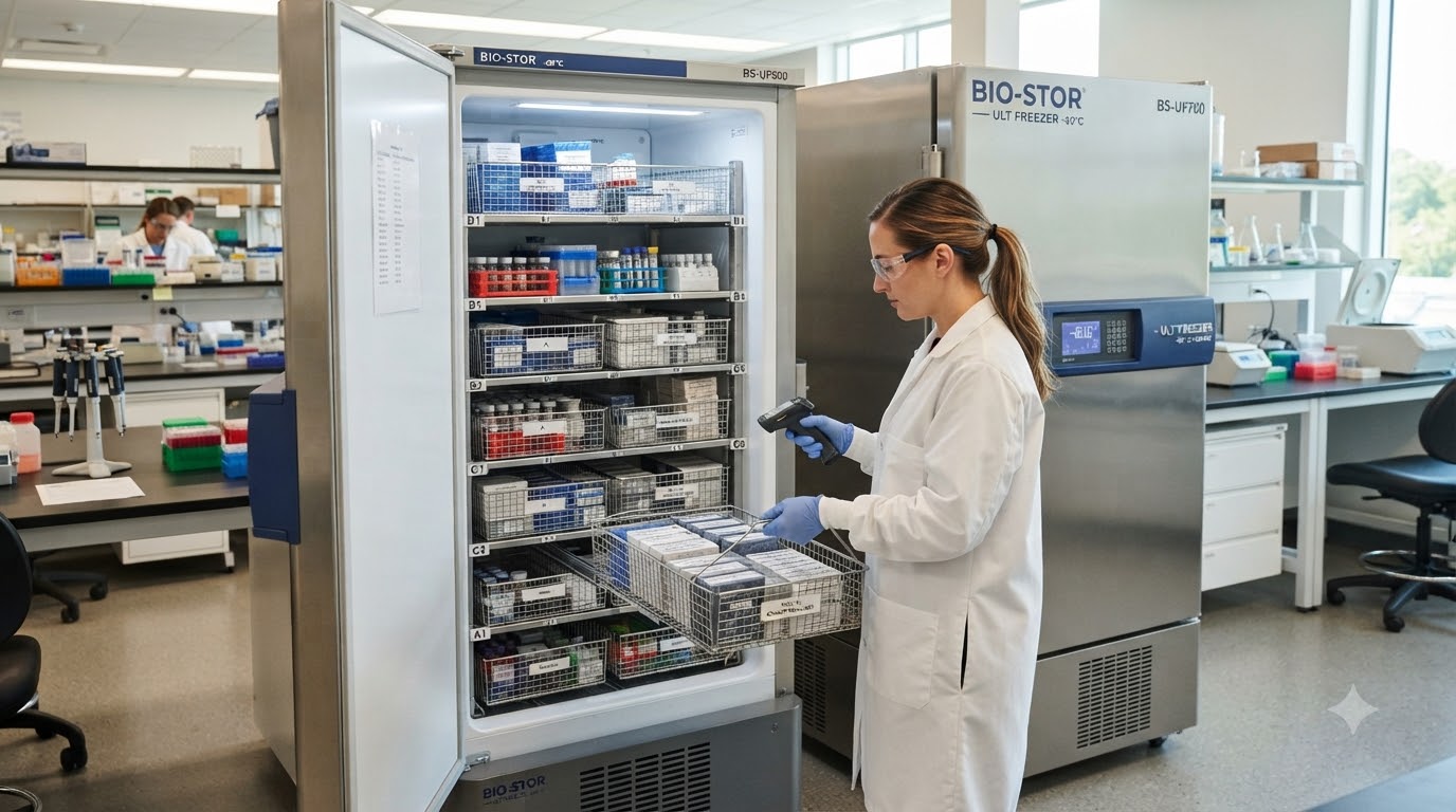 best lab freezers with baskets