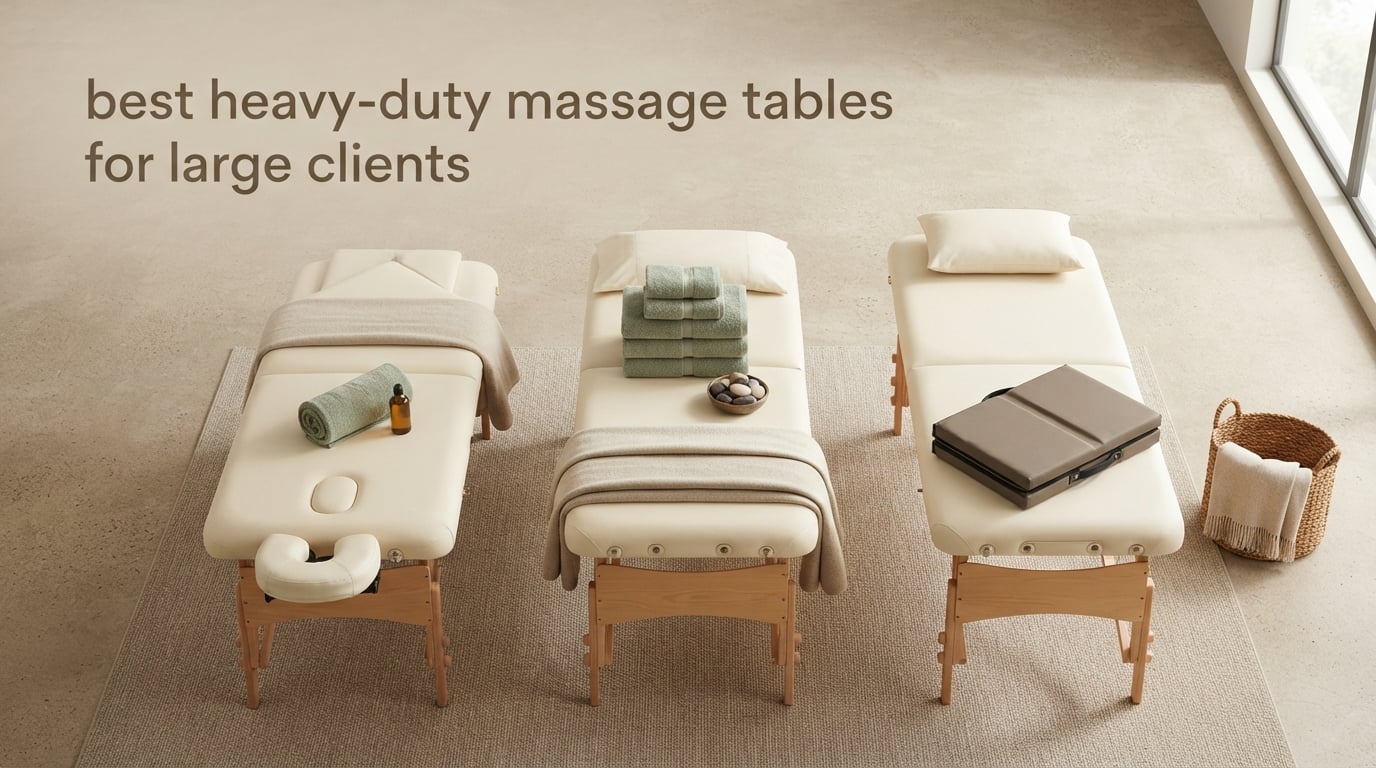best heavy-duty massage tables for large clients