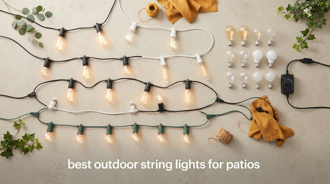 best outdoor string lights for patios