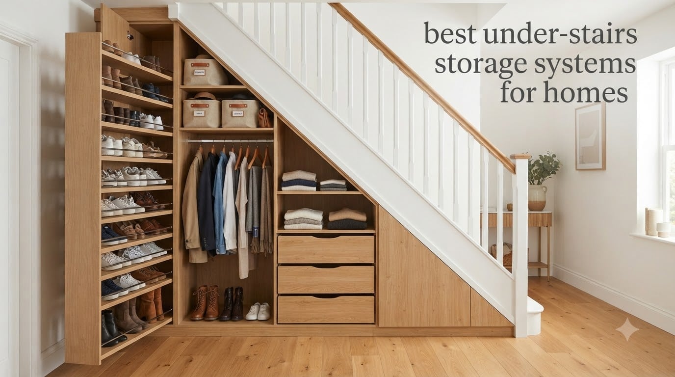 best under-stairs storage systems for homes