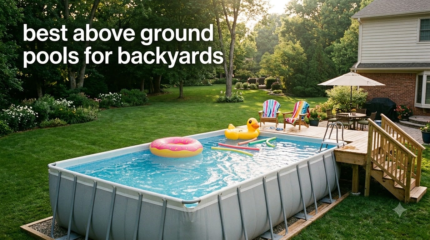 best above ground pools for backyards