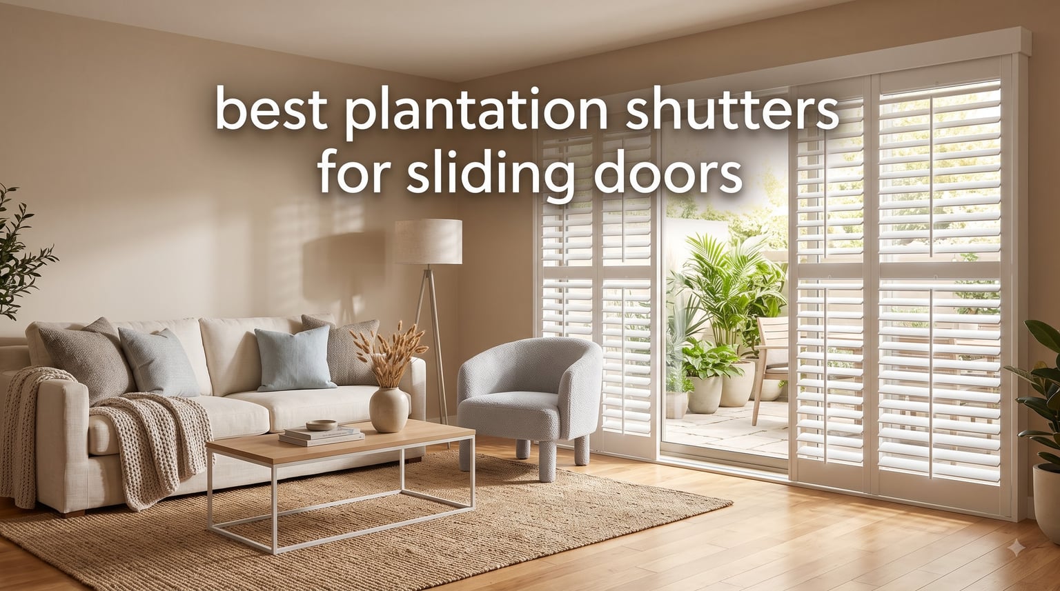 best plantation shutters for sliding doors