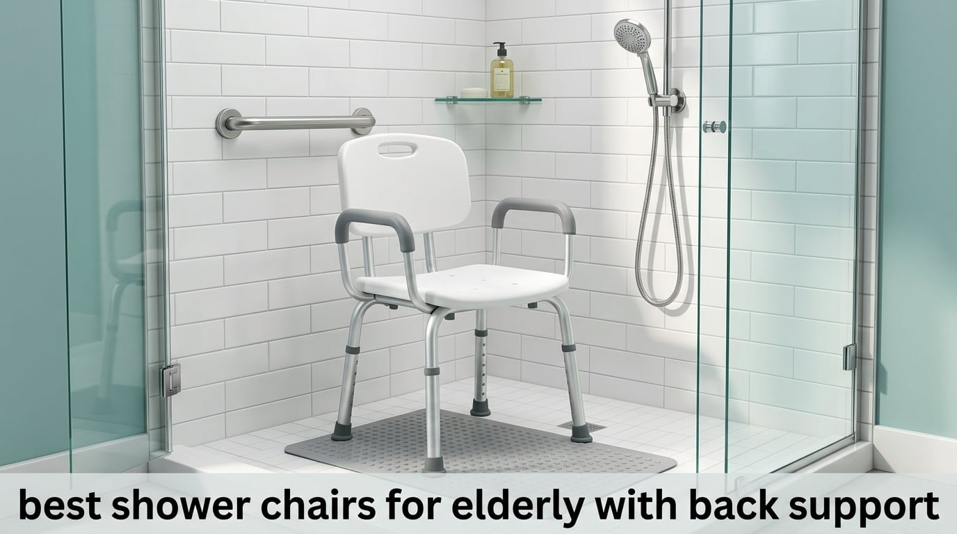 best shower chairs for elderly with back support