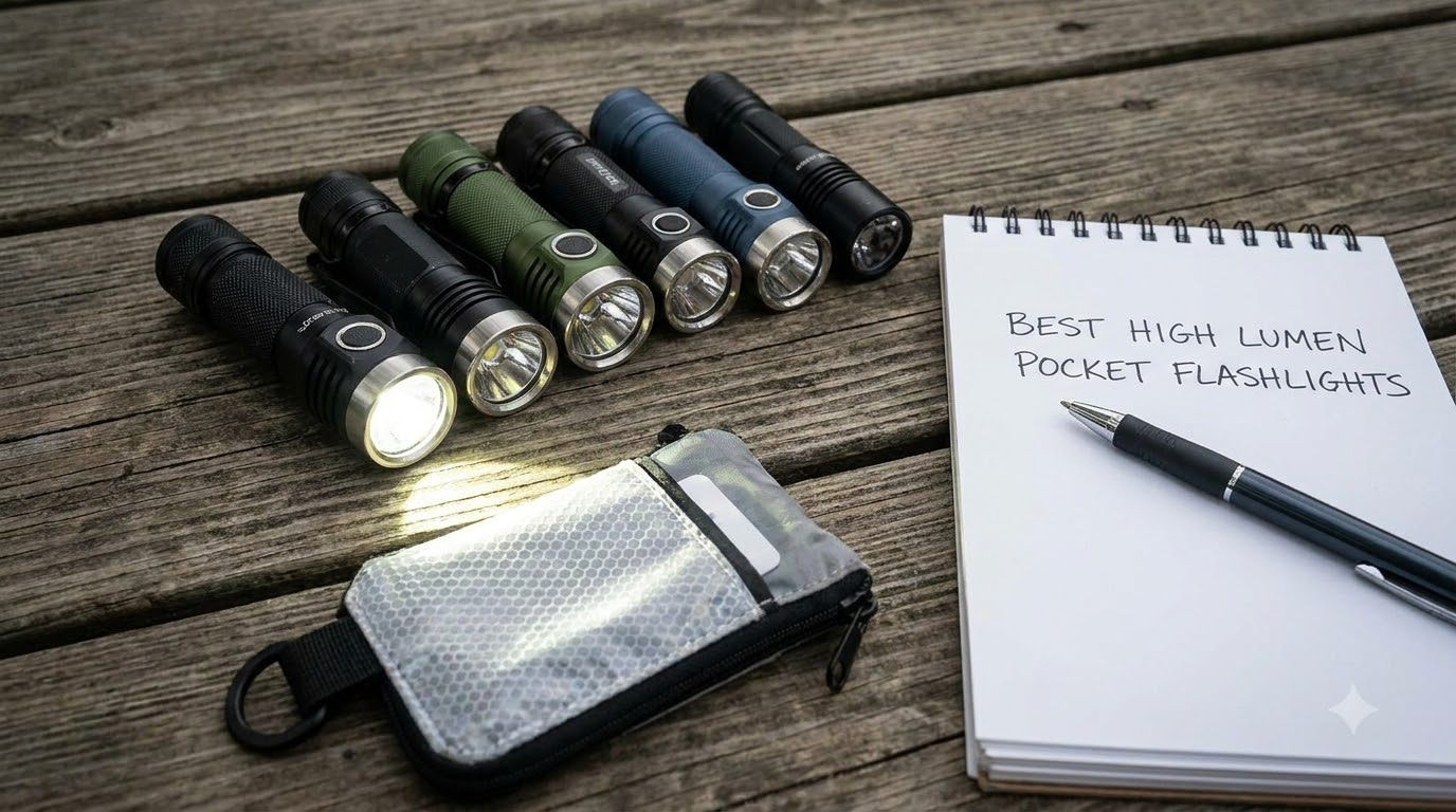 best high lumen pocket flashlights