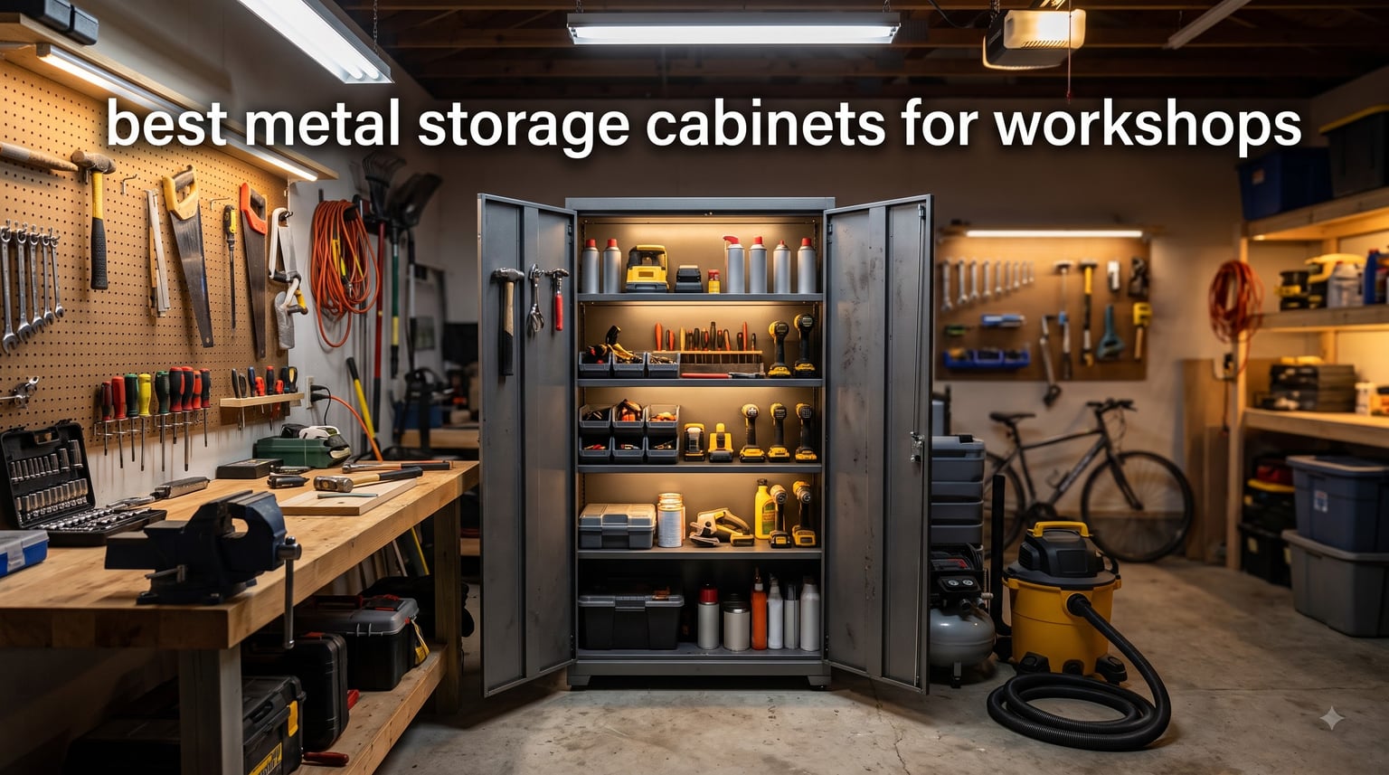 best metal storage cabinets for workshops