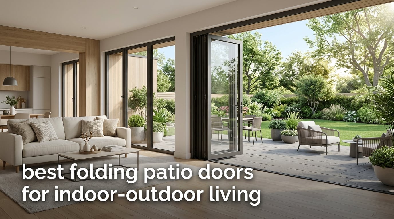 best folding patio doors for indoor-outdoor living