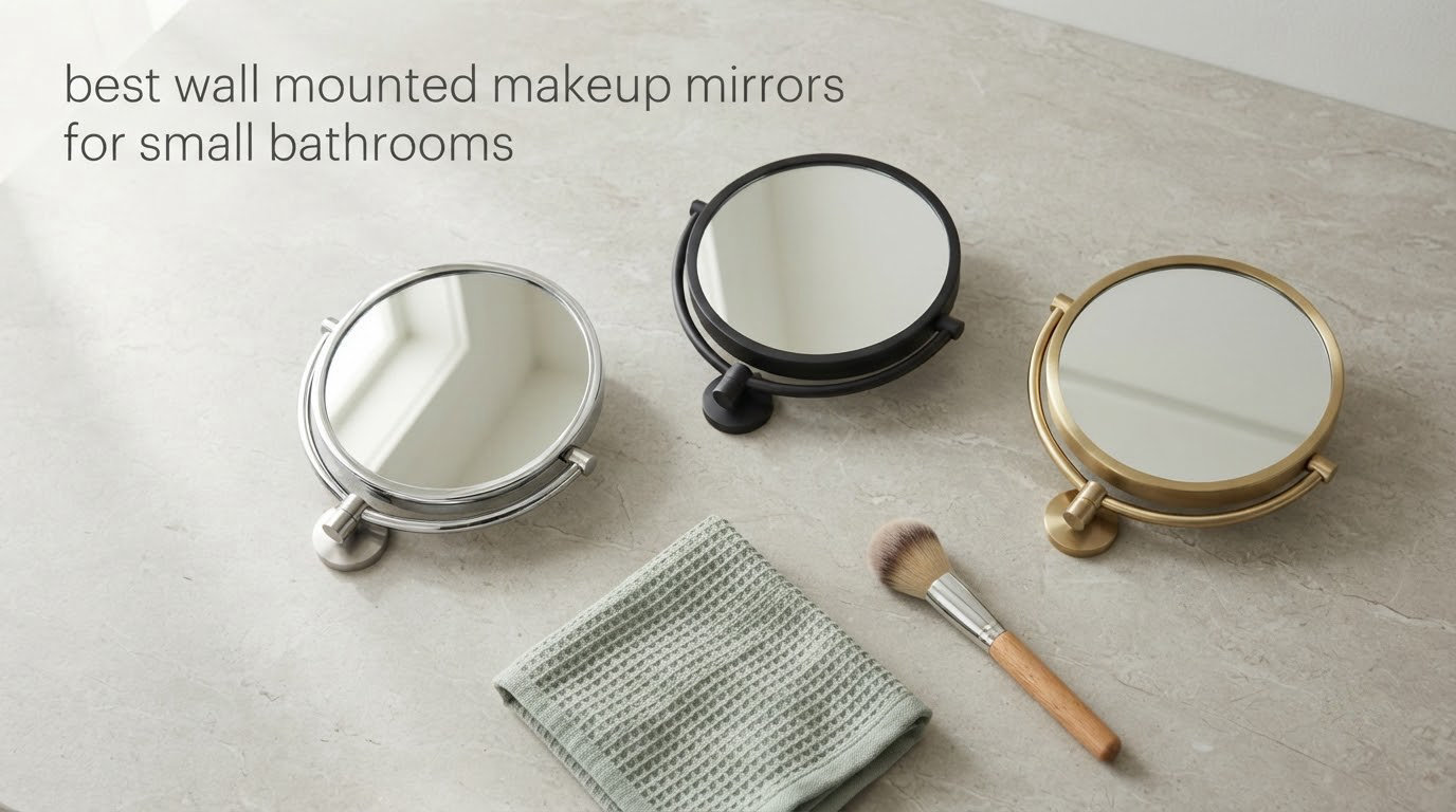 best wall mounted makeup mirrors for small bathrooms