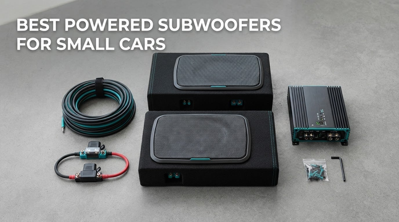 best powered subwoofers for small cars