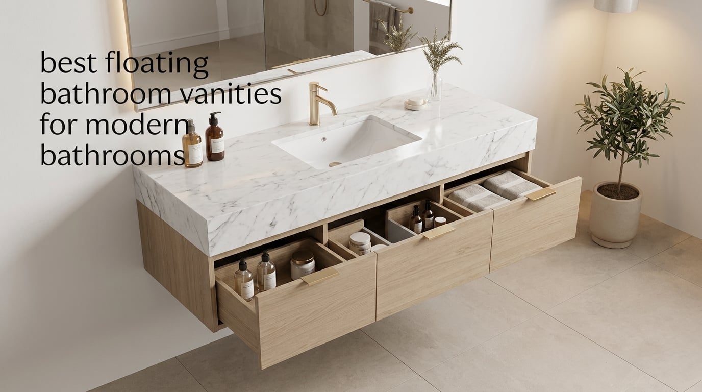 best floating bathroom vanities for modern bathrooms