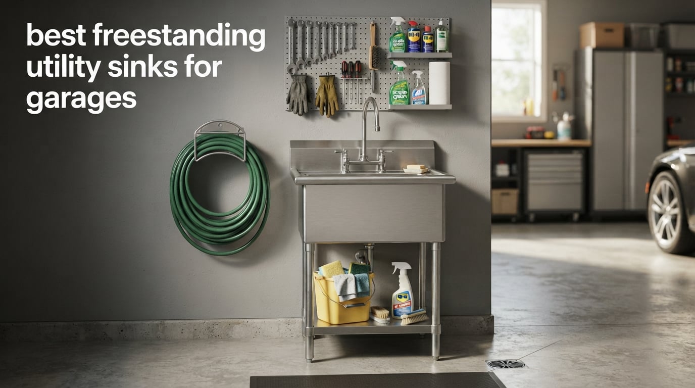 best freestanding utility sinks for garages