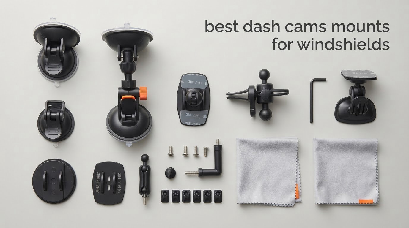best dash cams mounts for windshields