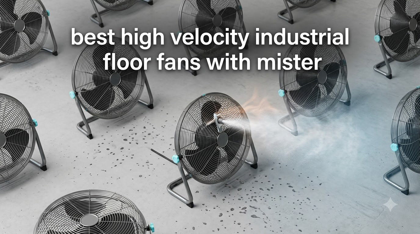 best high velocity industrial floor fans with mister