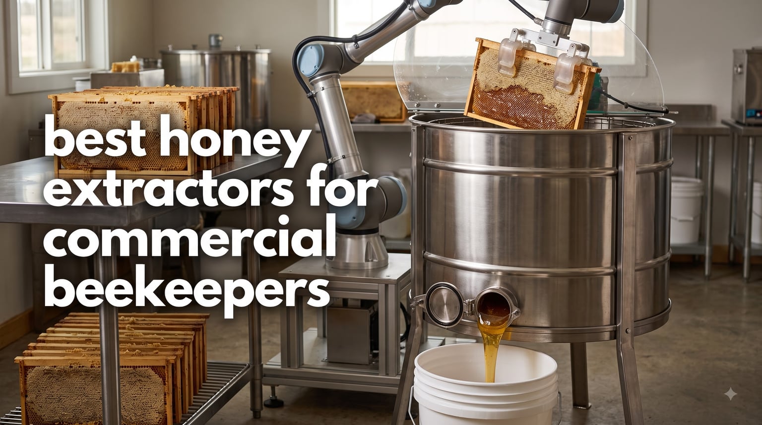 best honey extractors for commercial beekeepers