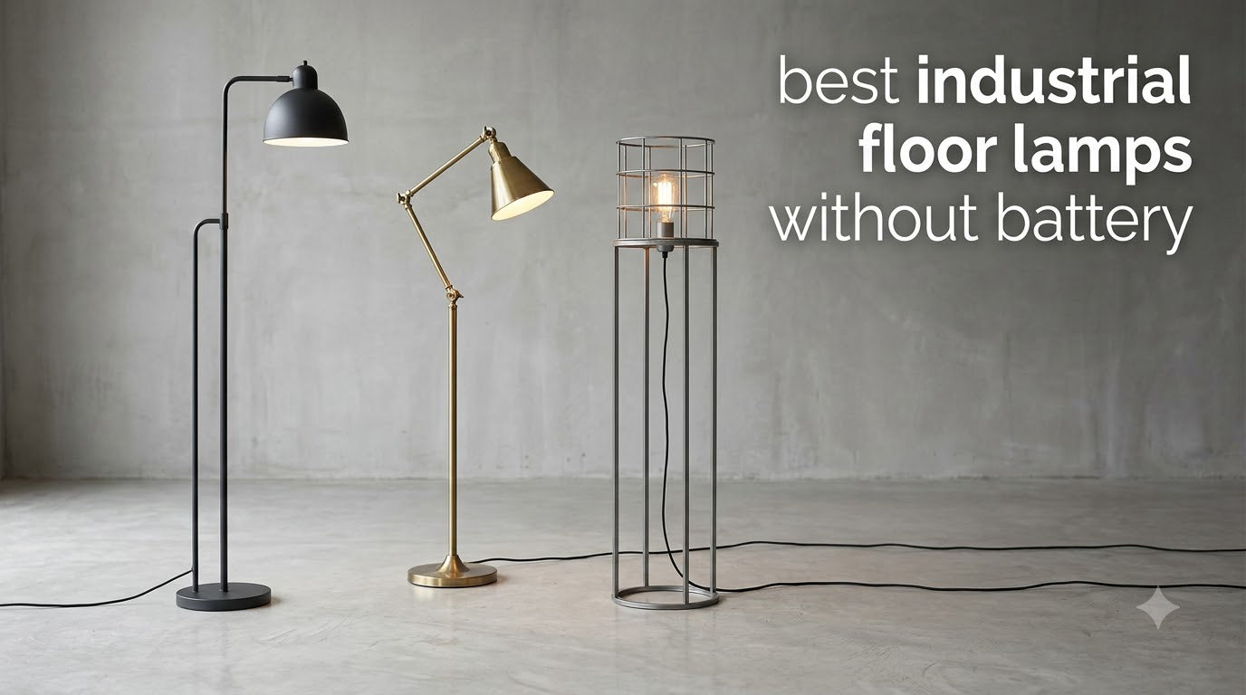 best industrial floor lamps without battery