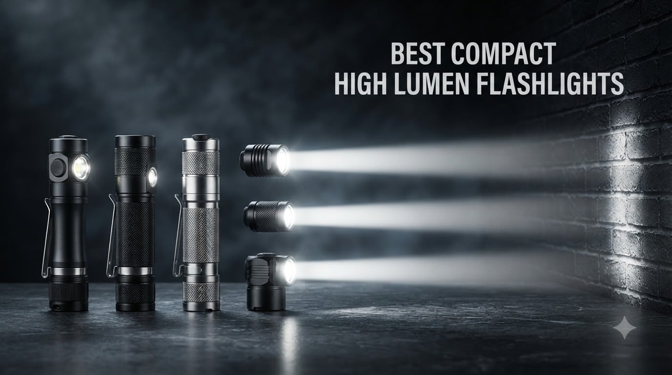 best compact high lumen flashlights
