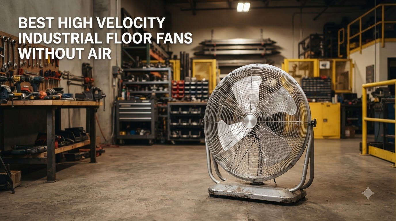 best high velocity industrial floor fans without air