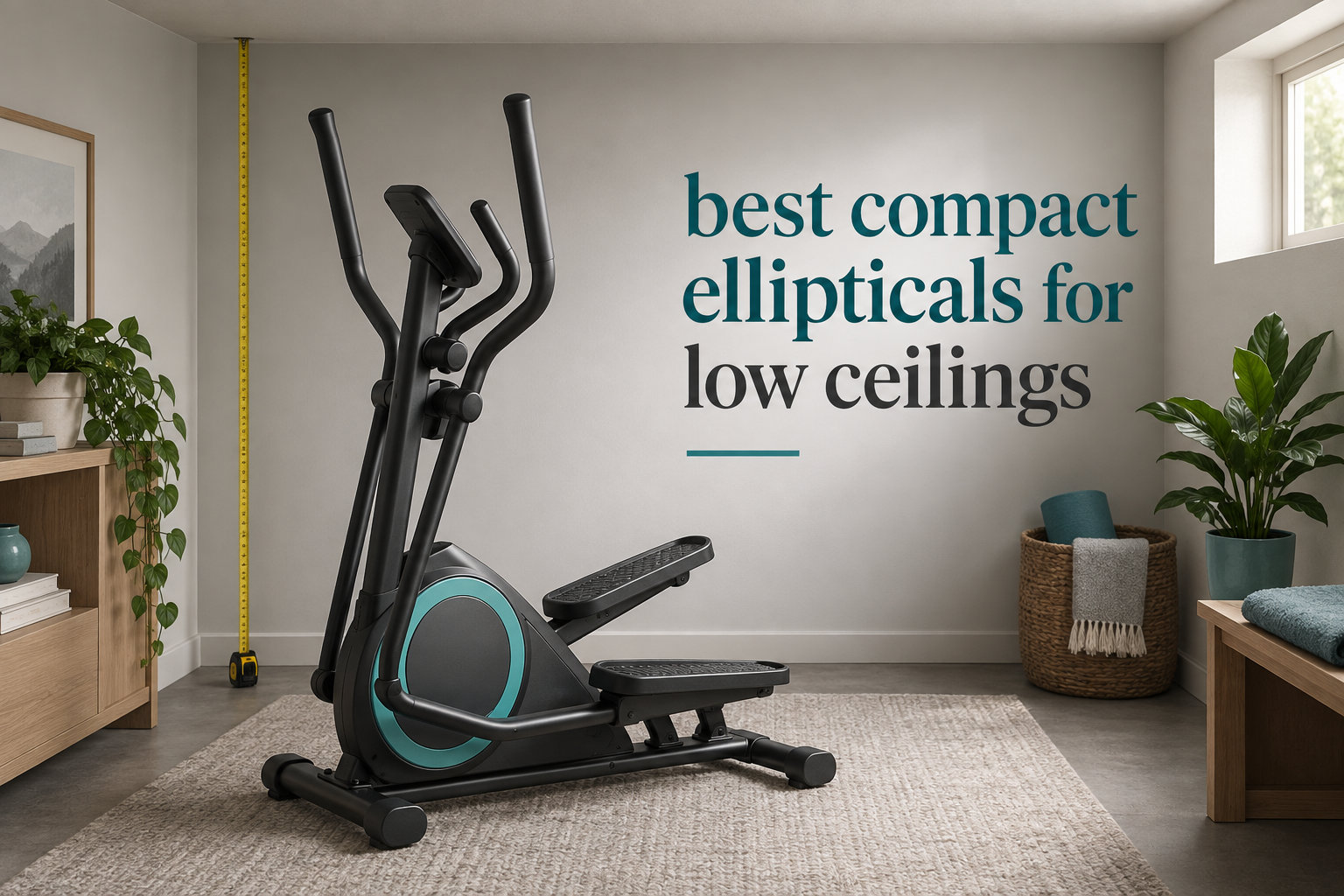 best compact ellipticals for low ceilings