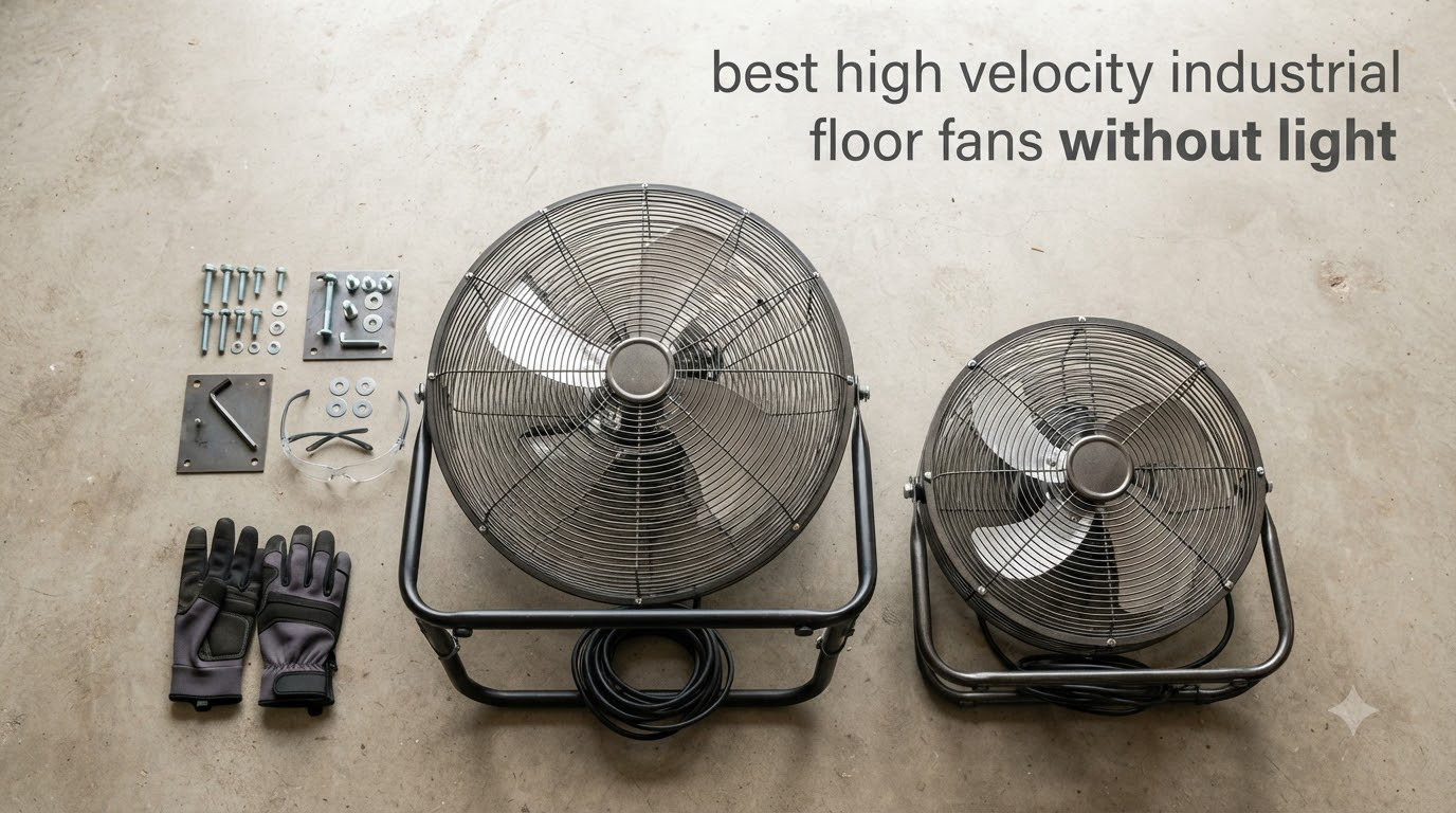 best high velocity industrial floor fans without light