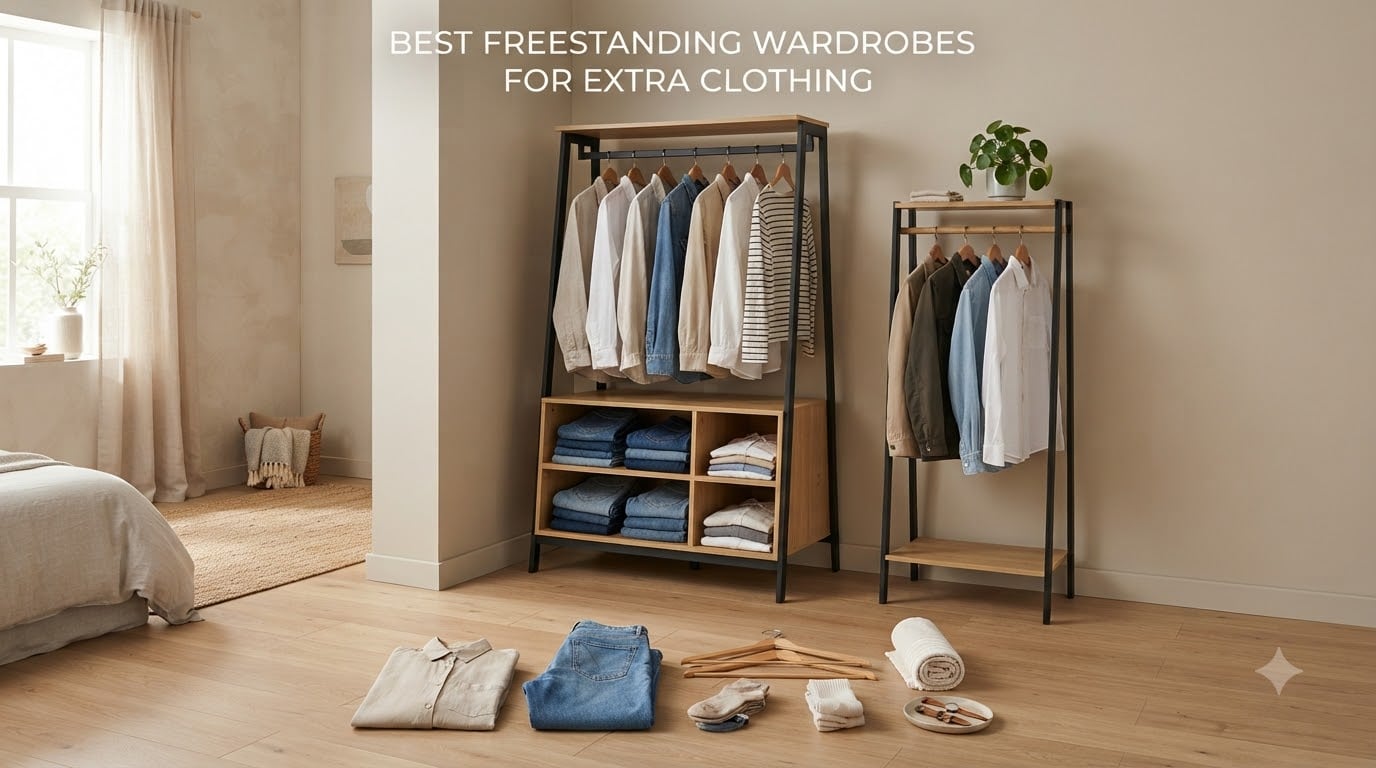 best freestanding wardrobes for extra clothing