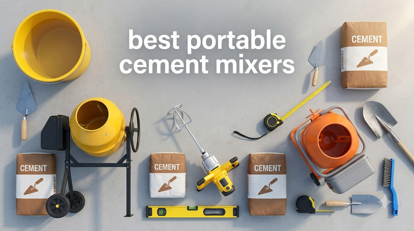 best portable cement mixers