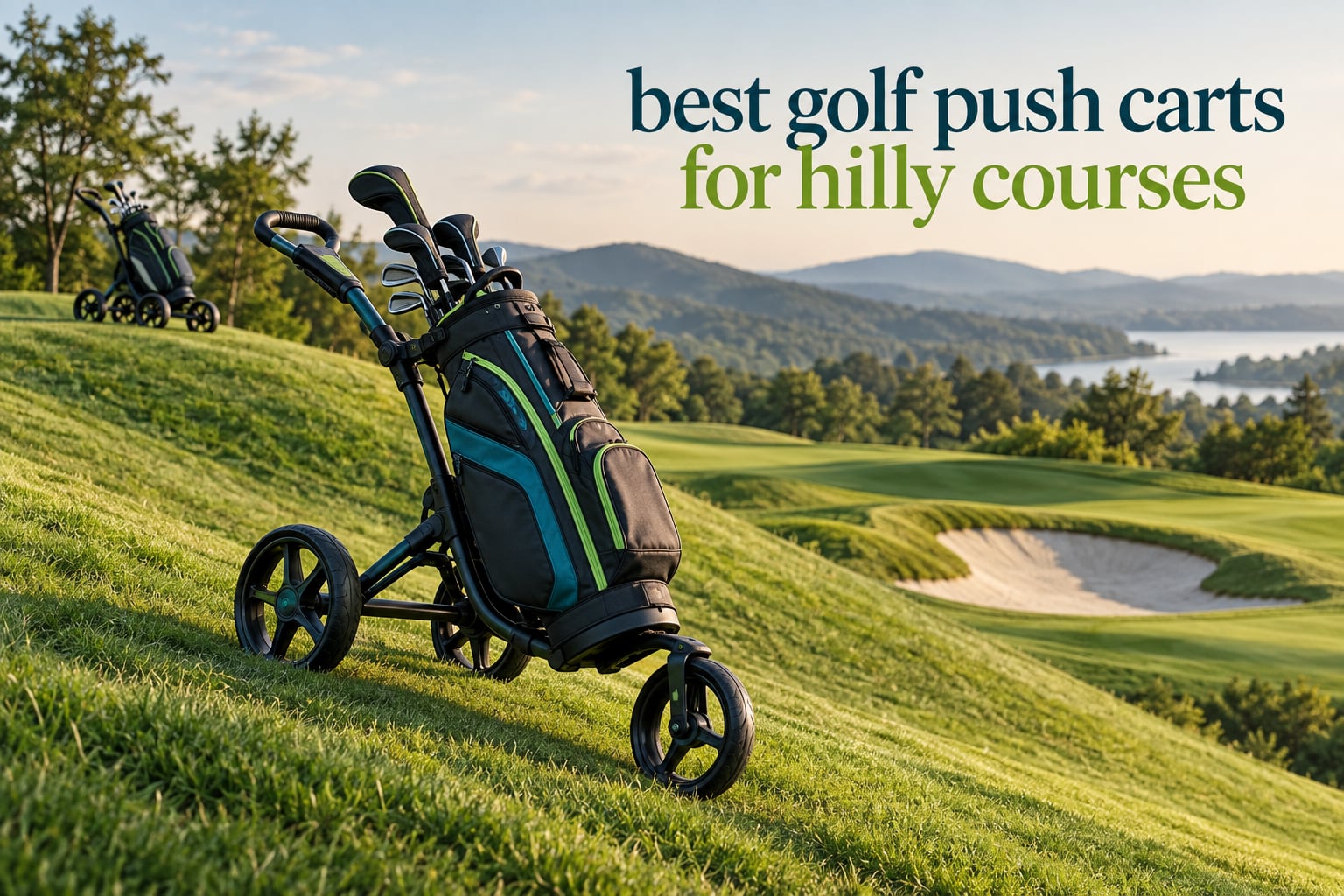 best golf push carts for hilly courses