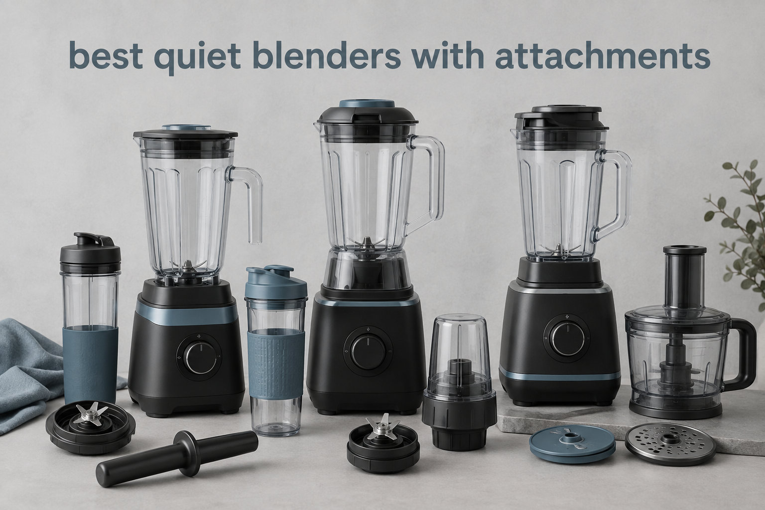 best quiet blenders with attachments