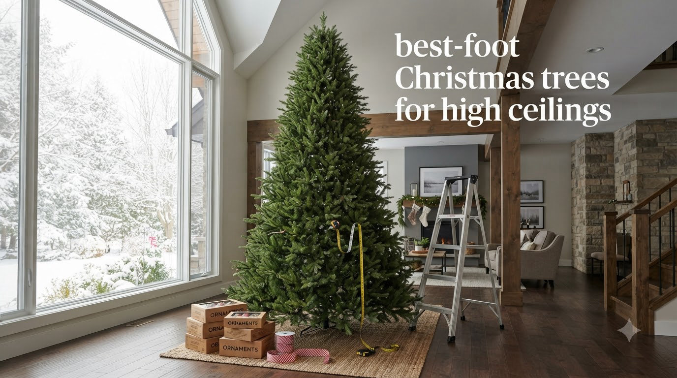 best 9-foot Christmas trees for high ceilings