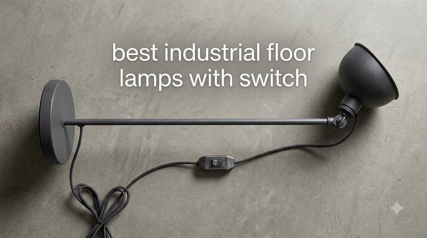 best industrial floor lamps with switch