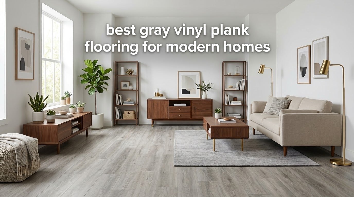 best gray vinyl plank flooring for modern homes