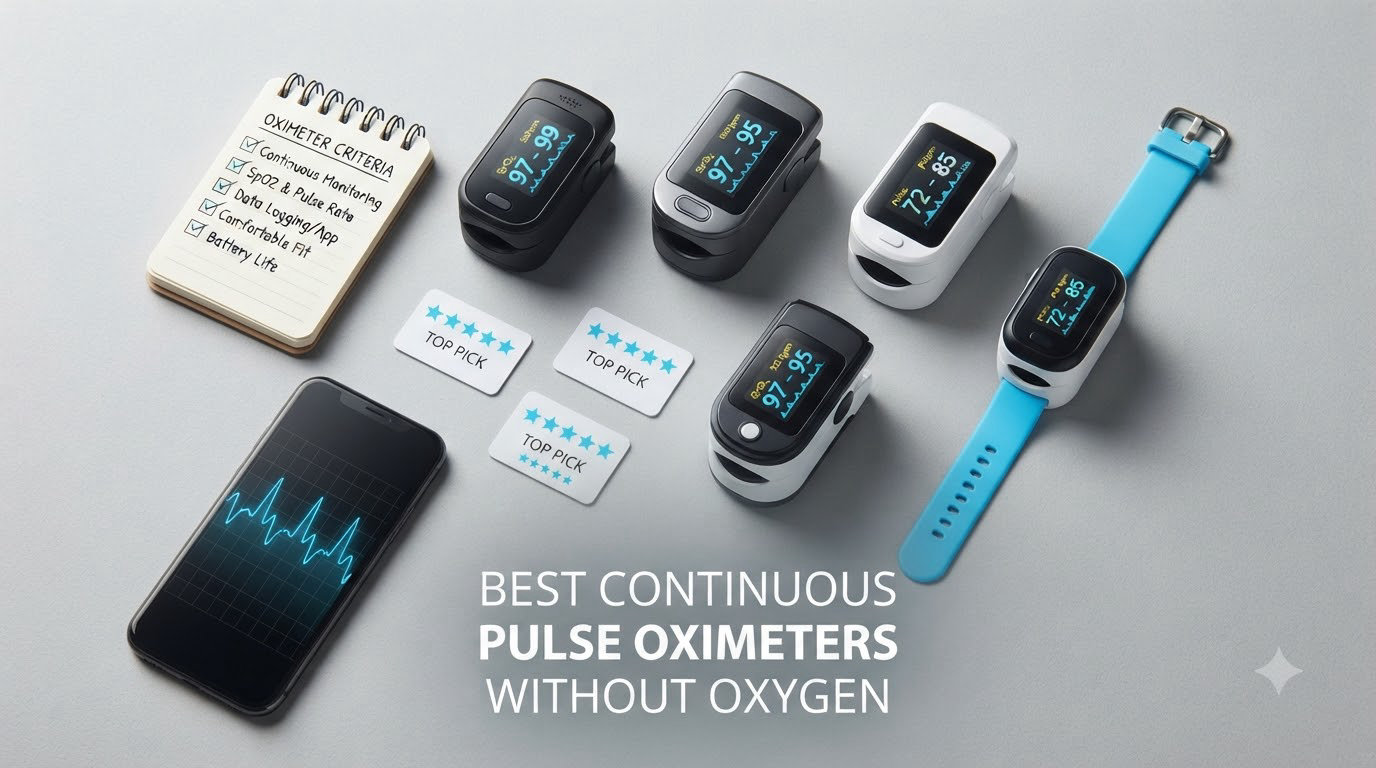 best continuous pulse oximeters without oxygen