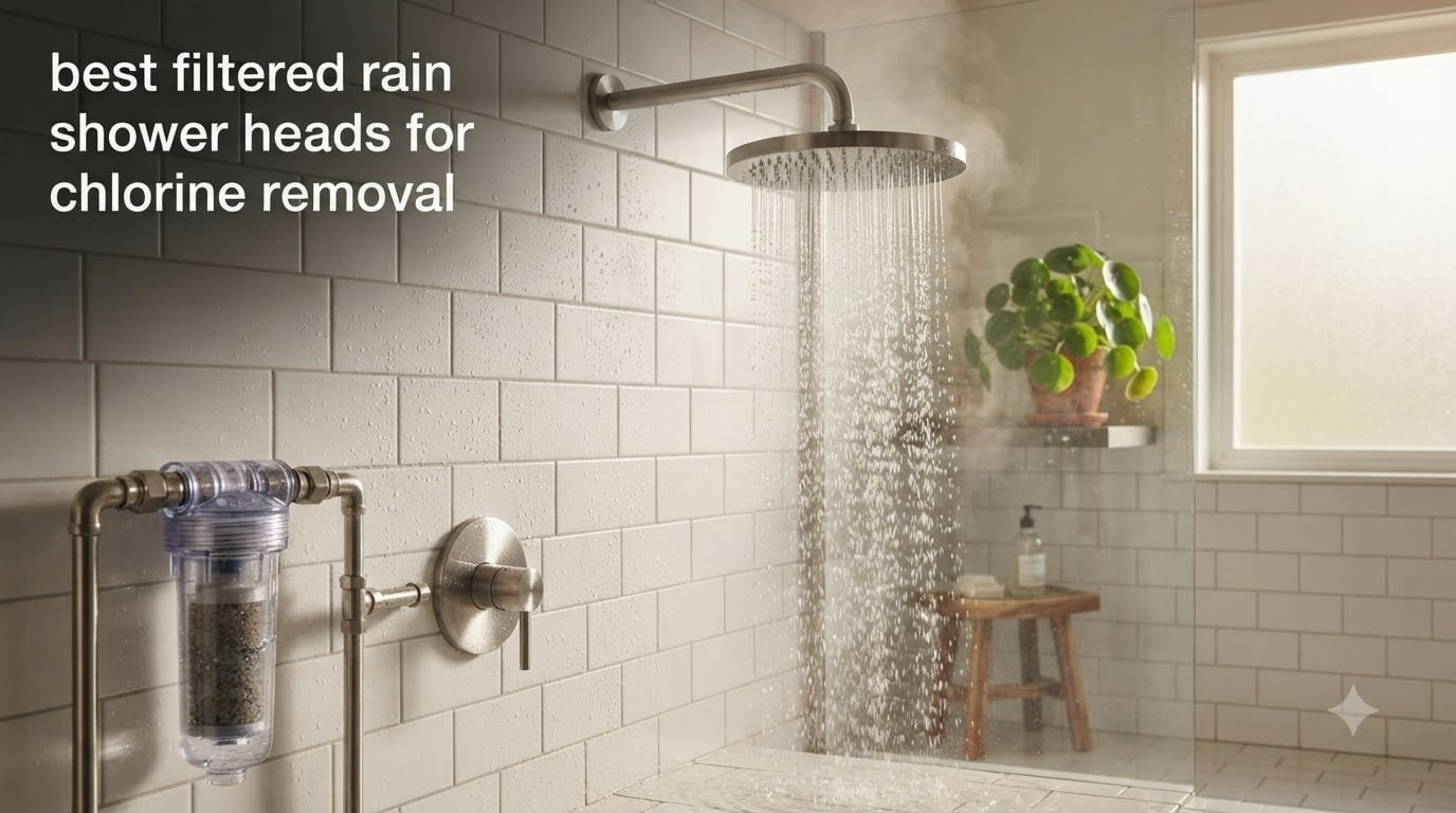 best filtered rain shower heads for chlorine removal