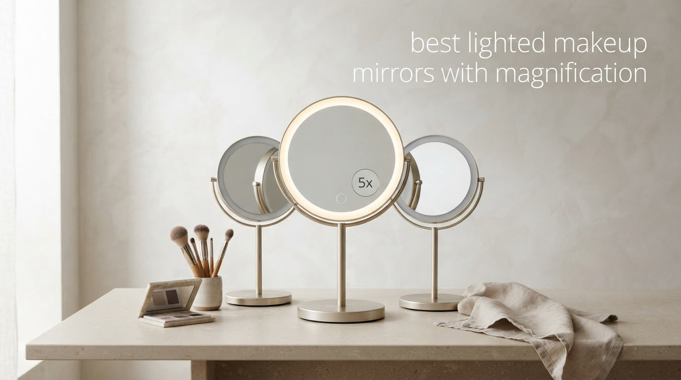 best lighted makeup mirrors with magnification