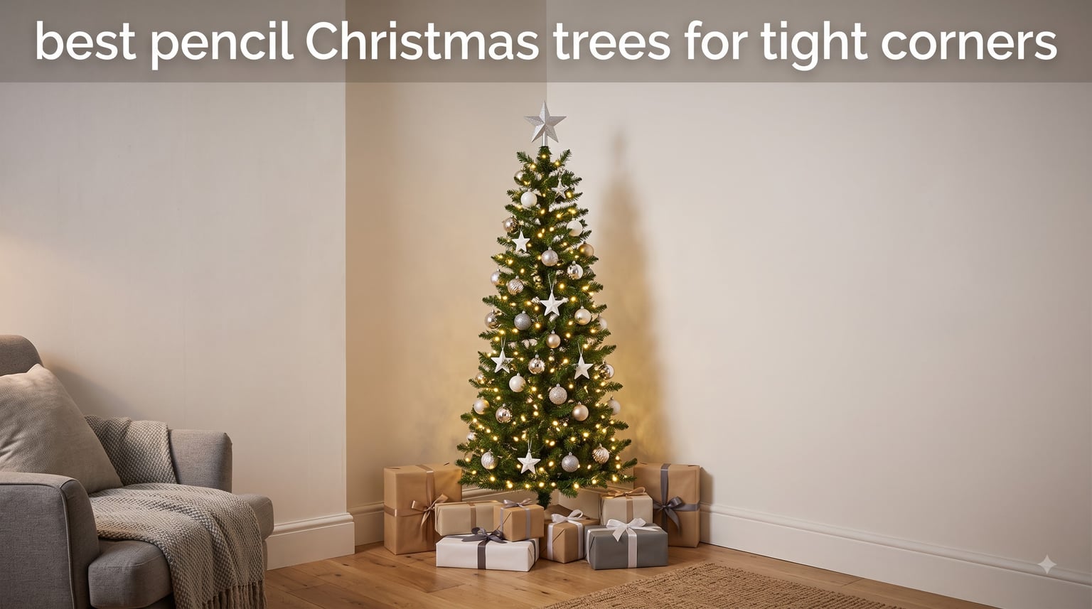 best pencil Christmas trees for tight corners