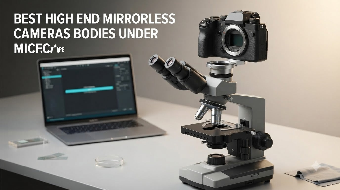best high end mirrorless cameras bodies under microscope