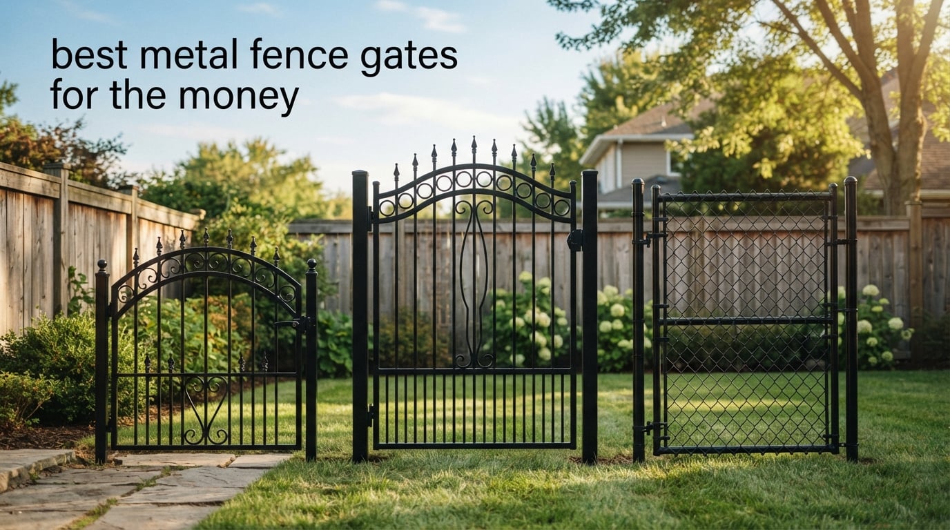 best metal fence gates for the money