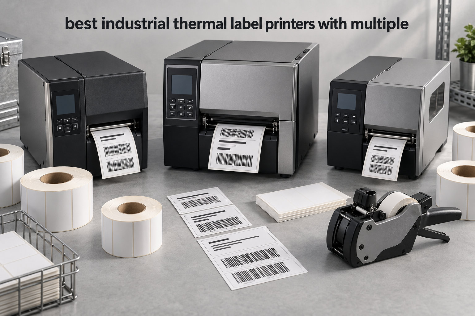 best industrial thermal label printers with multiple