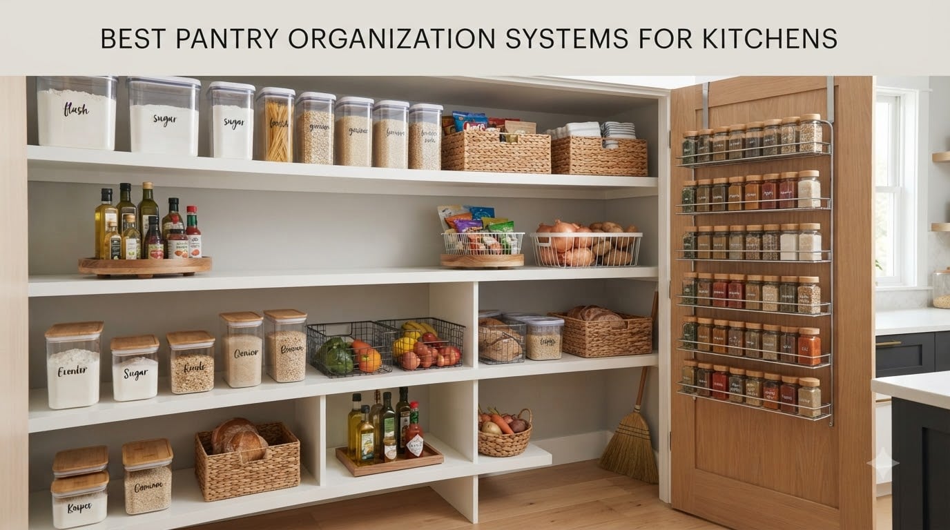 best pantry organization systems for kitchens