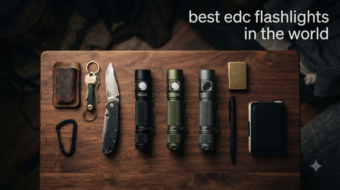 best edc flashlights in the world