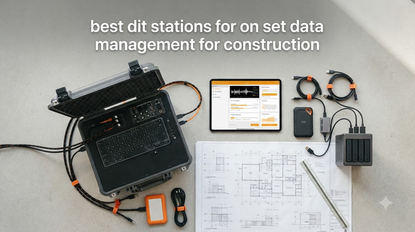 best dit stations for on set data management for construction