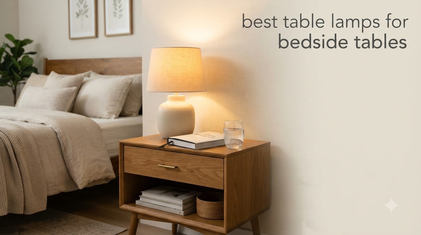 best table lamps for bedside tables