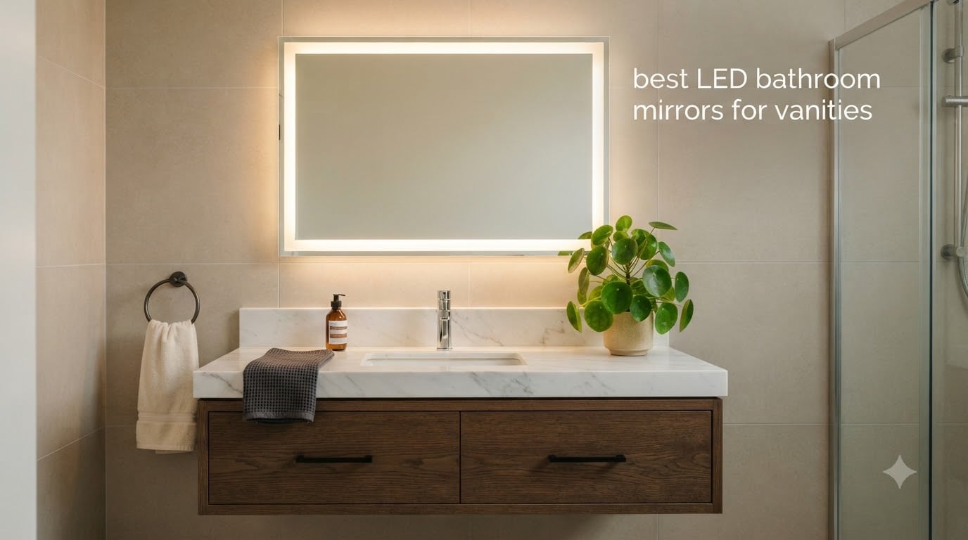 best LED bathroom mirrors for vanities