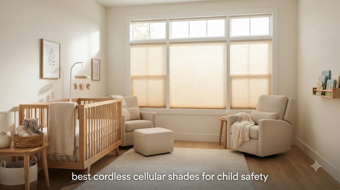 best cordless cellular shades for child safety